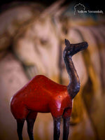 Wooden Camel Sculpture