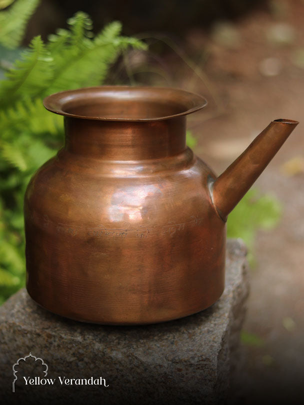 Vintage Copper Pot – Yellow Verandah