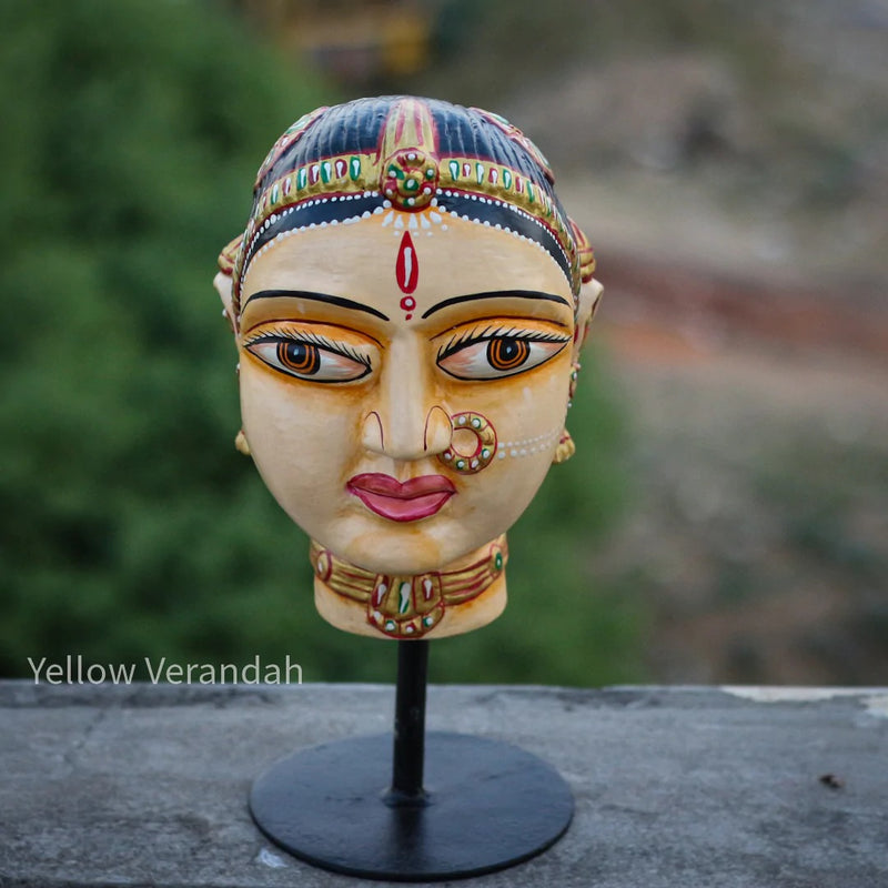 Wooden Gowri on Stand