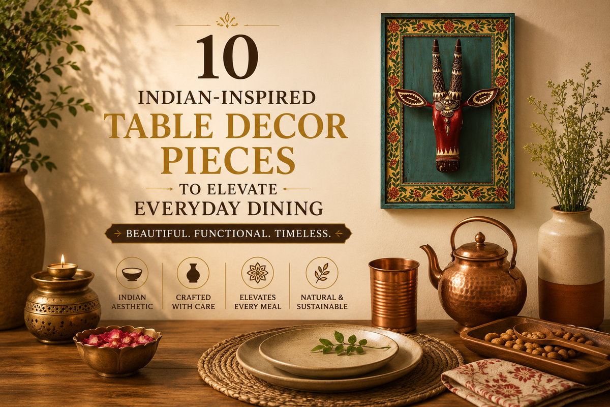 10 Indian-Inspired Table Decor Pieces to Elevate Everyday Dining