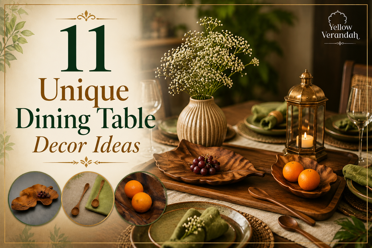 11 Unique Dining Table Decor Ideas