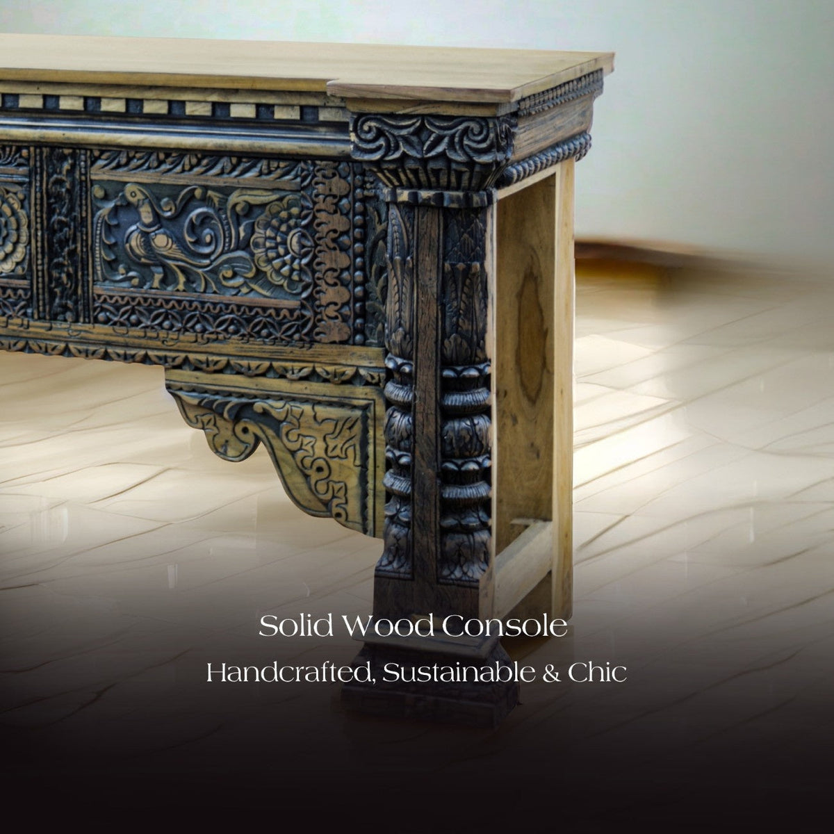 The Art Of Arrival : Yellow Verandah’s New Teakwood Consoles Collection