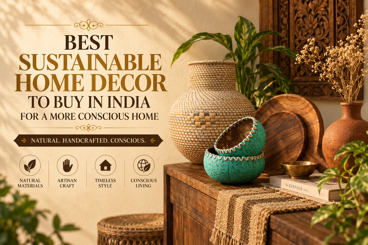 Best Sustainable Home Decor to Buy in India for a More Conscious Home