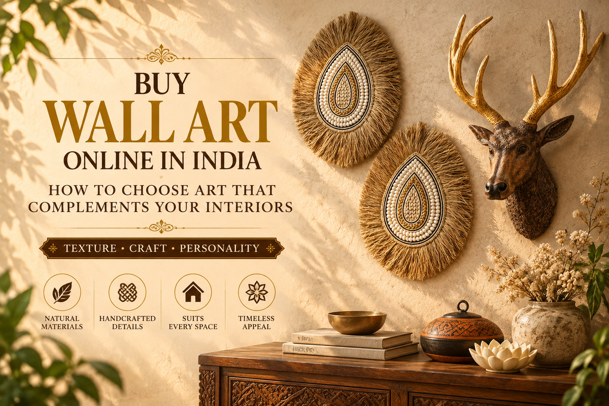Buy Wall Art Online in India: How to Choose Art That Complements Your Interiors