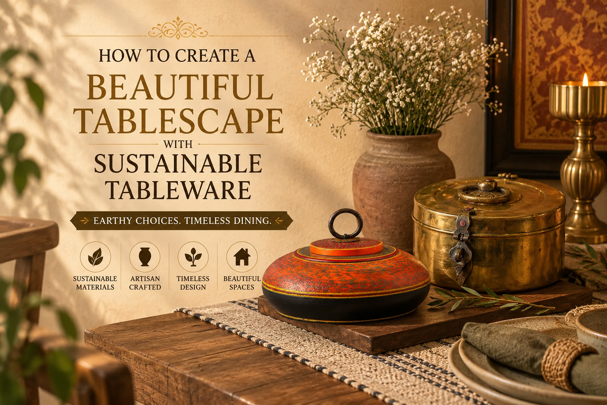 How to Create a Beautiful Tablescape with Sustainable Tableware