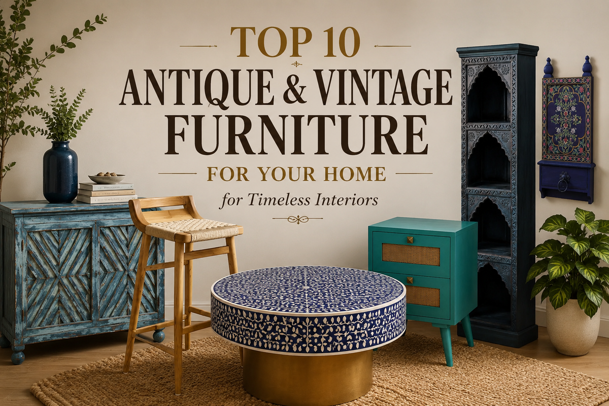Top 10 Antique & Vintage Furniture for Your Home for Timeless Interiors