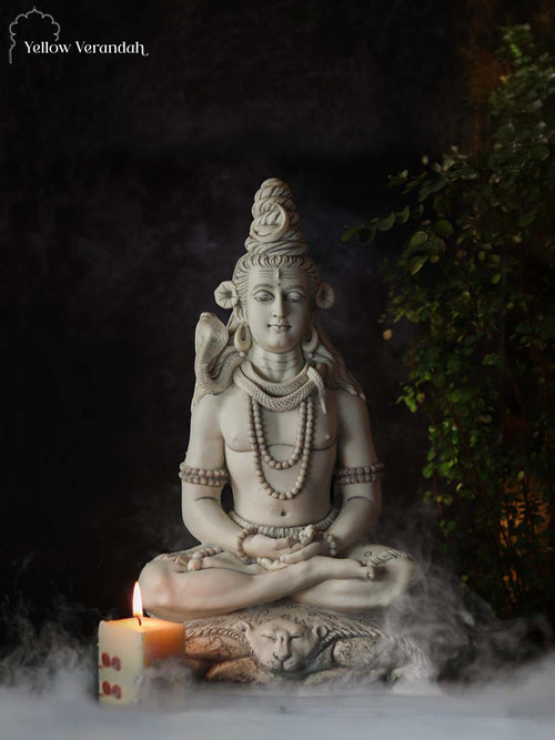 Marble Dust Sculpture - Shiva