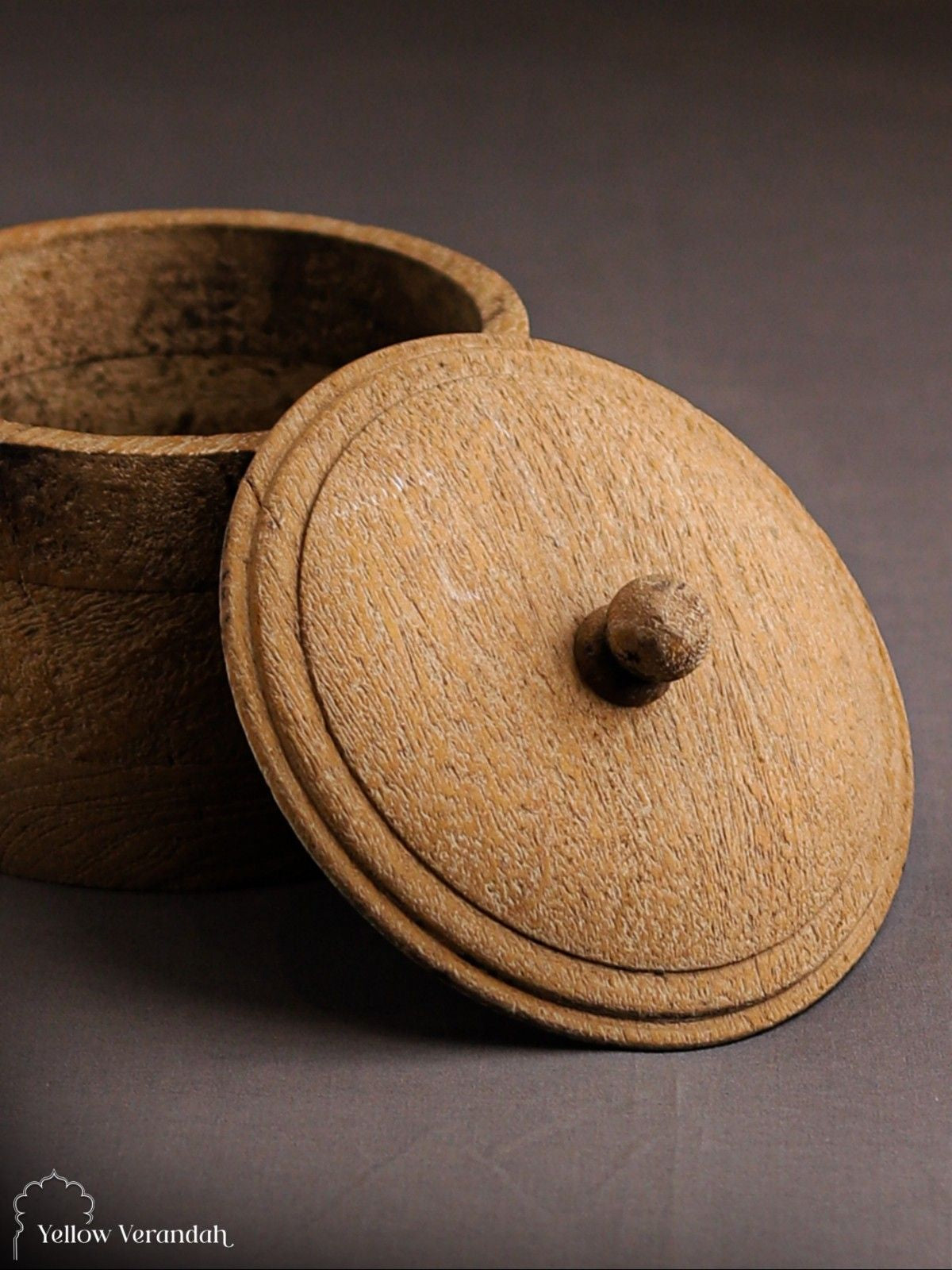 Vintage Wooden Trinket Box With Lid