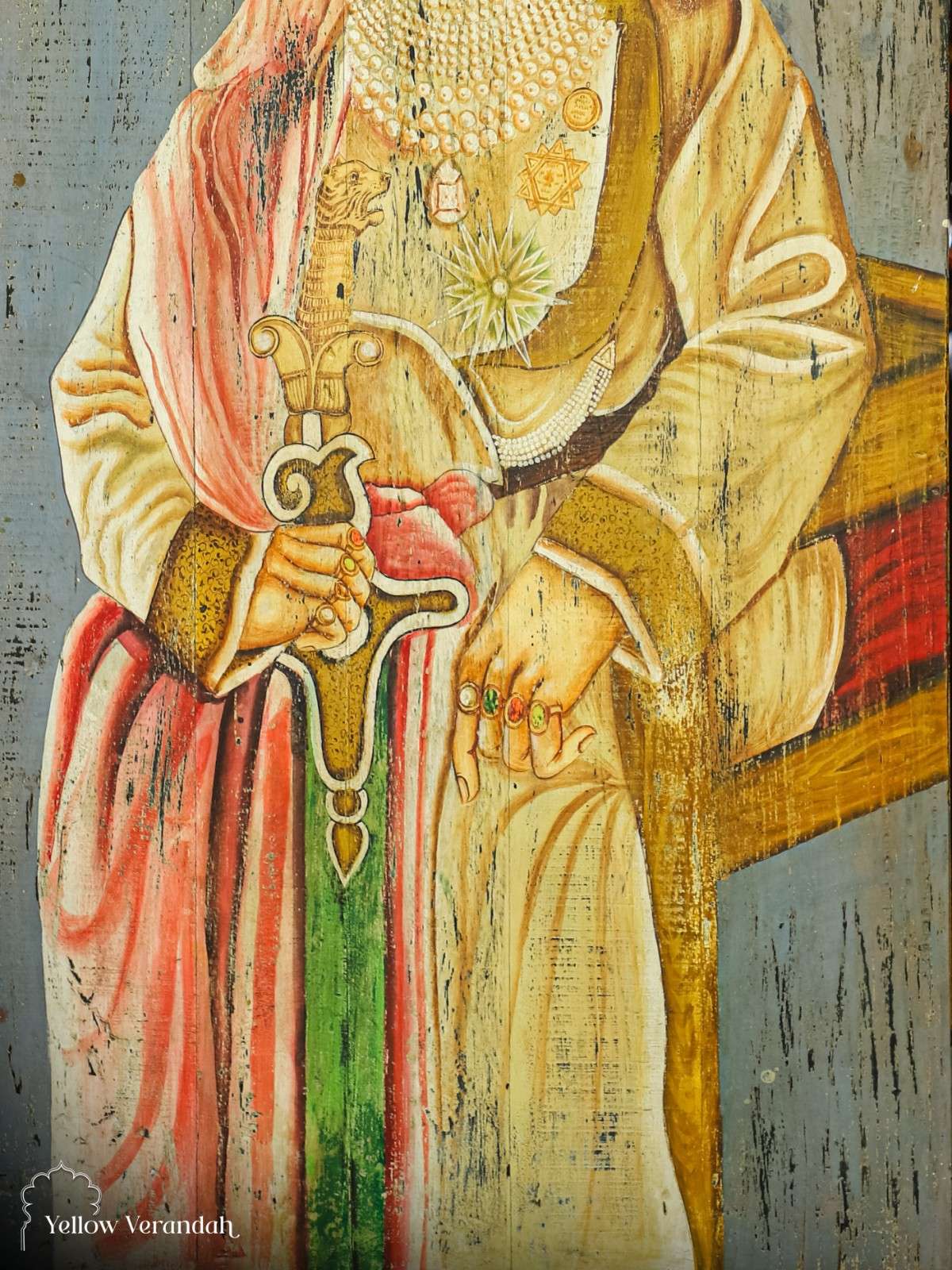 Royal Indian King Portrait Wall Decor