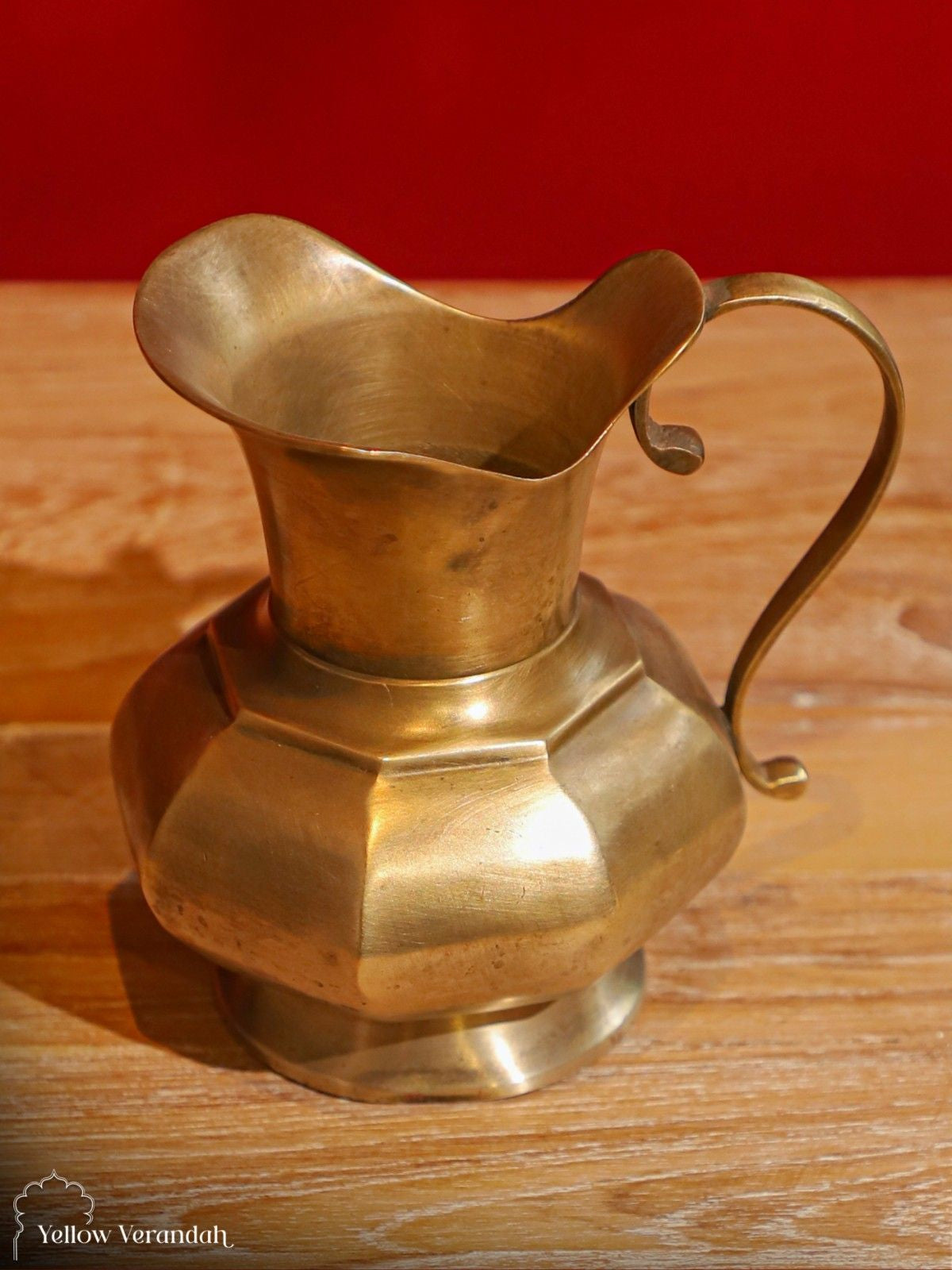 Vintage Brass Flower Vase