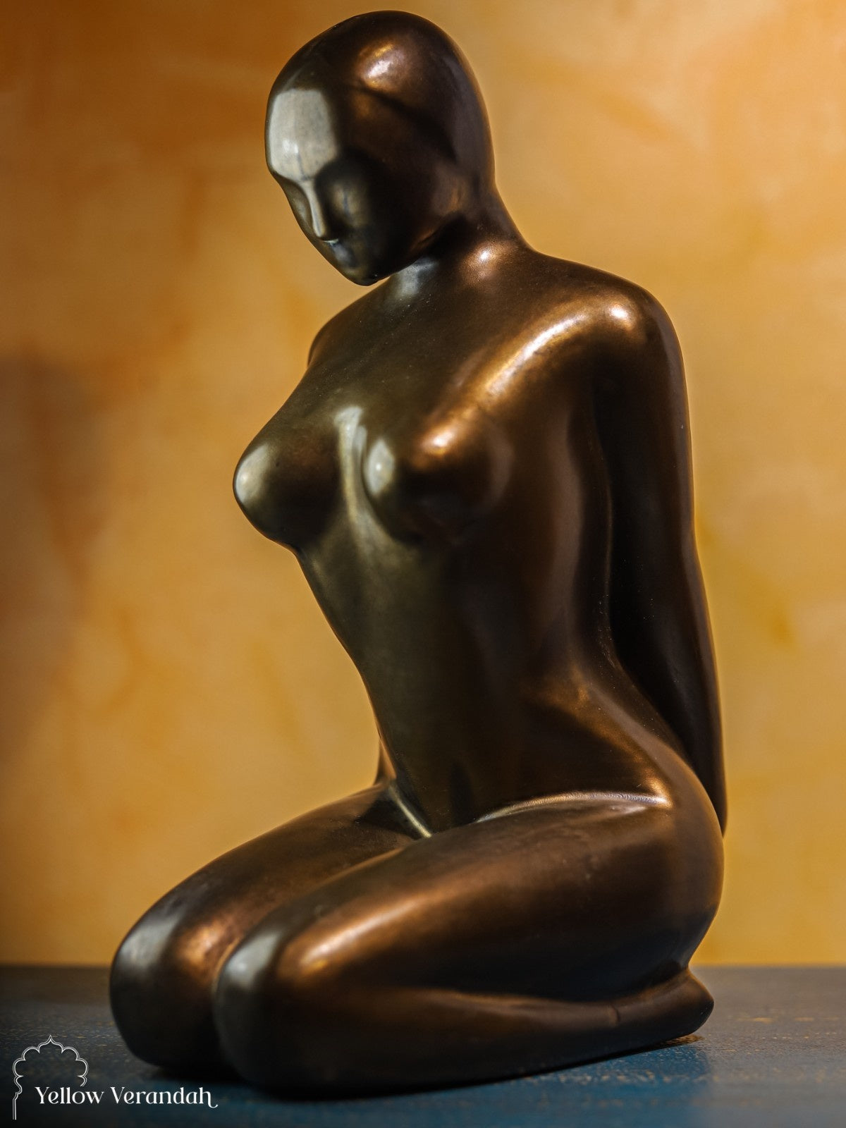 Ceramic Lady Figurine Table Artefact