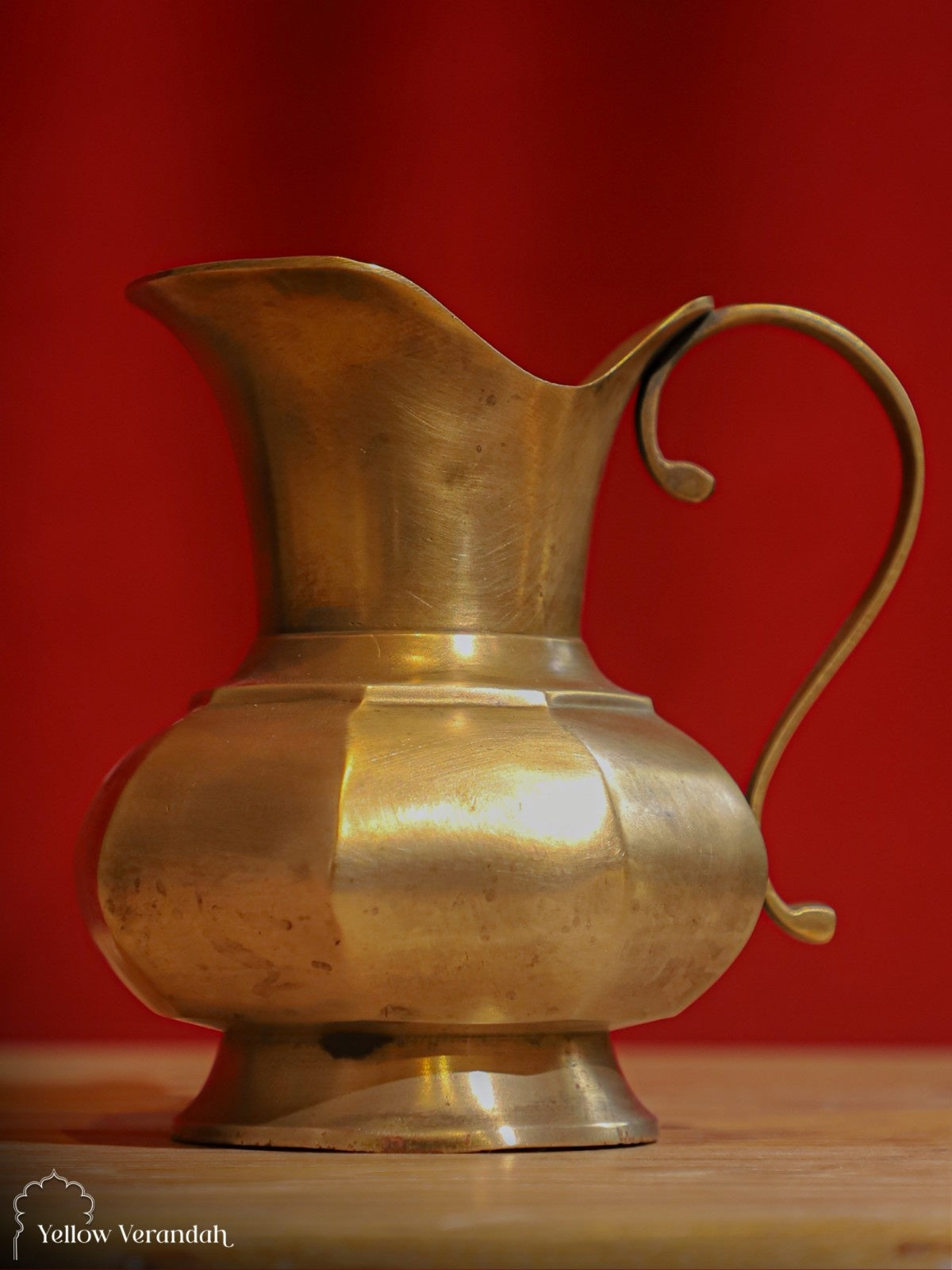 Vintage Brass Flower Vase