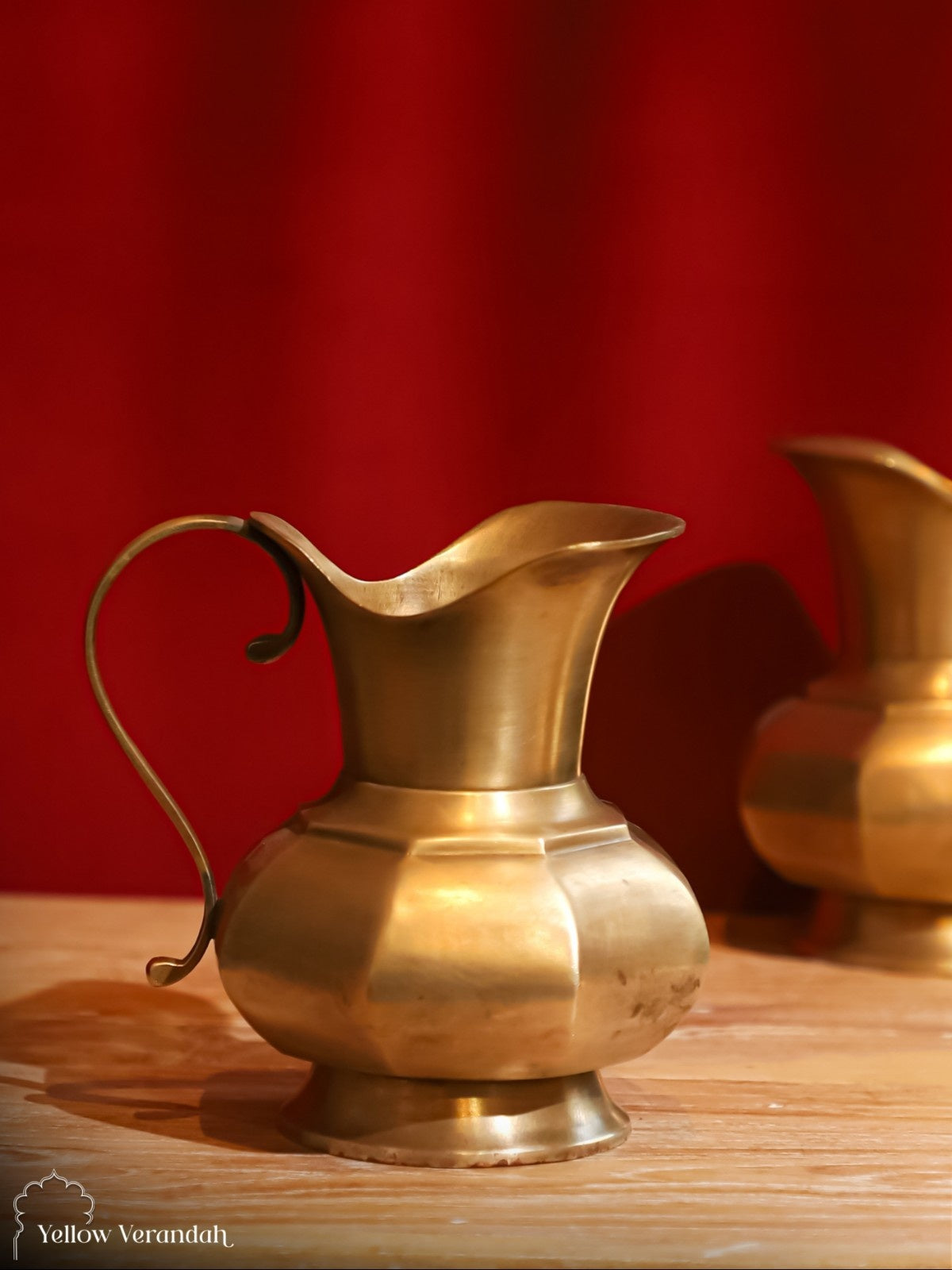 Vintage Brass Flower Vase