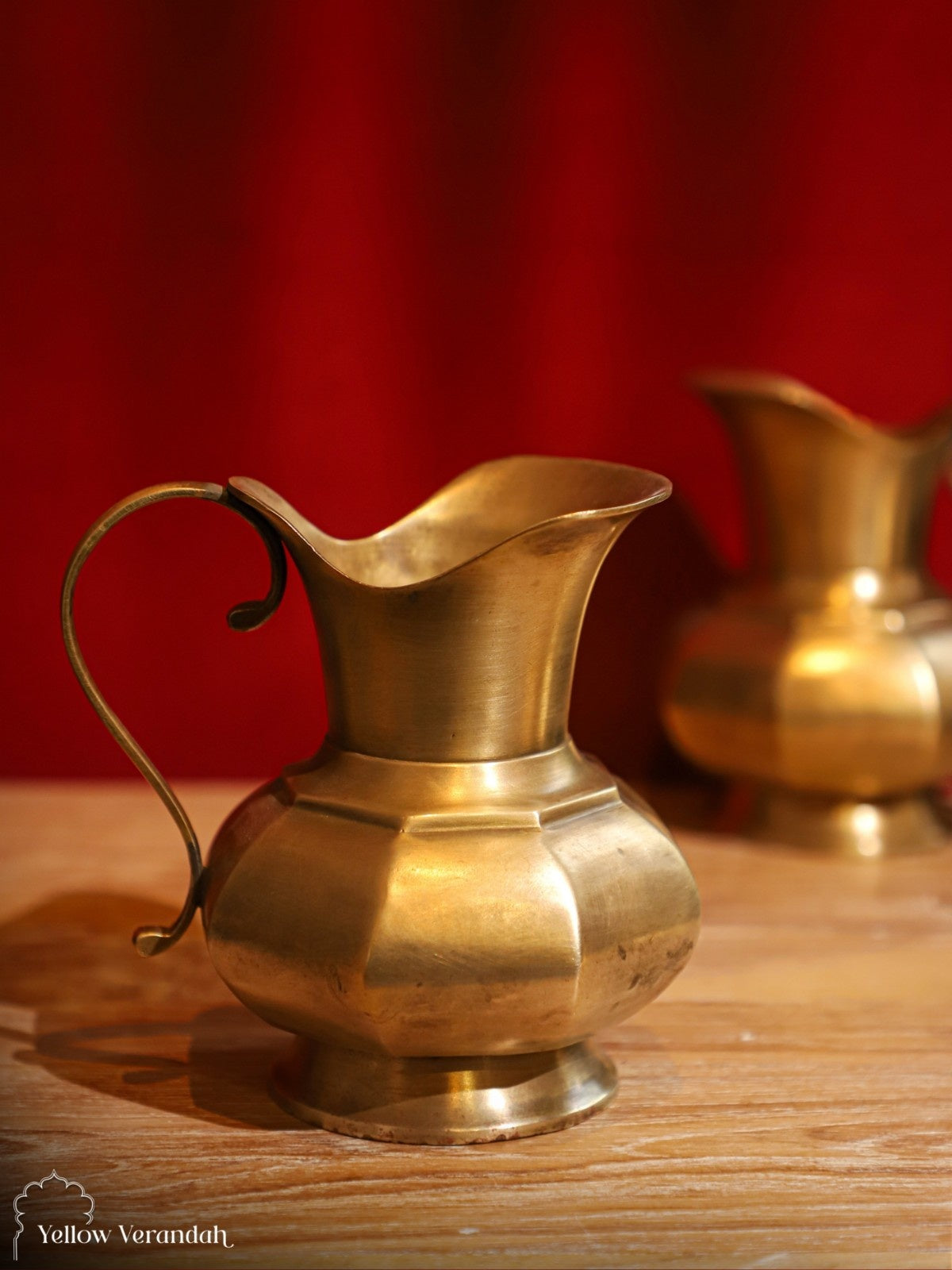 Vintage Brass Flower Vase