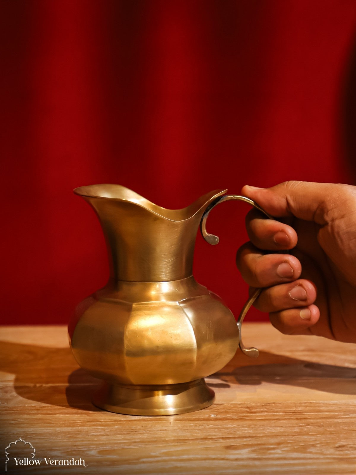 Vintage Brass Flower Vase