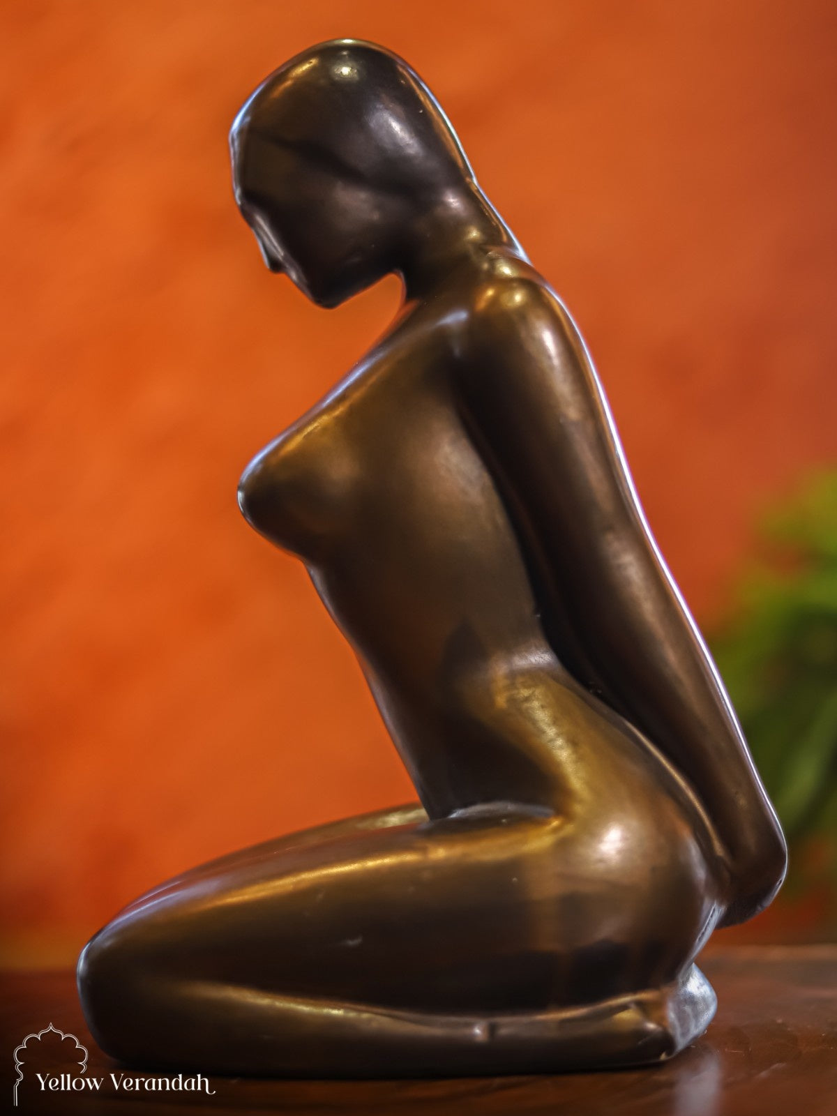 Ceramic Lady Figurine Table Artefact