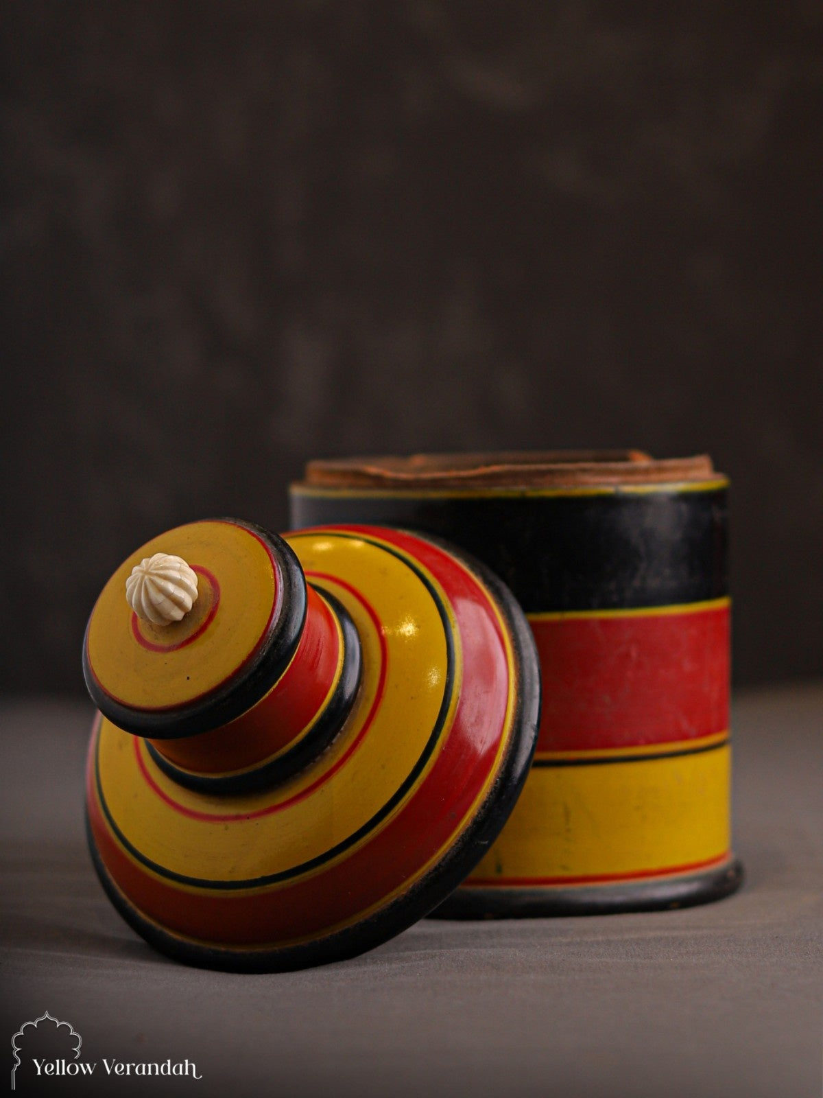 Vintage Wooden Trinket Box