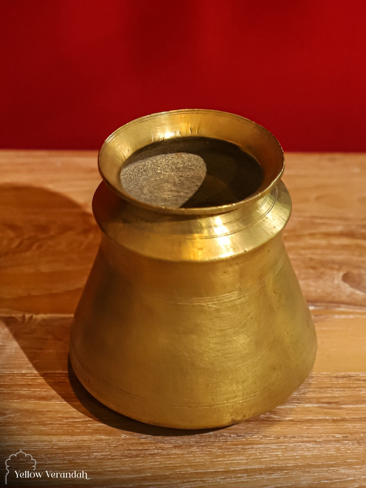 Vintage Brass Flower Vase