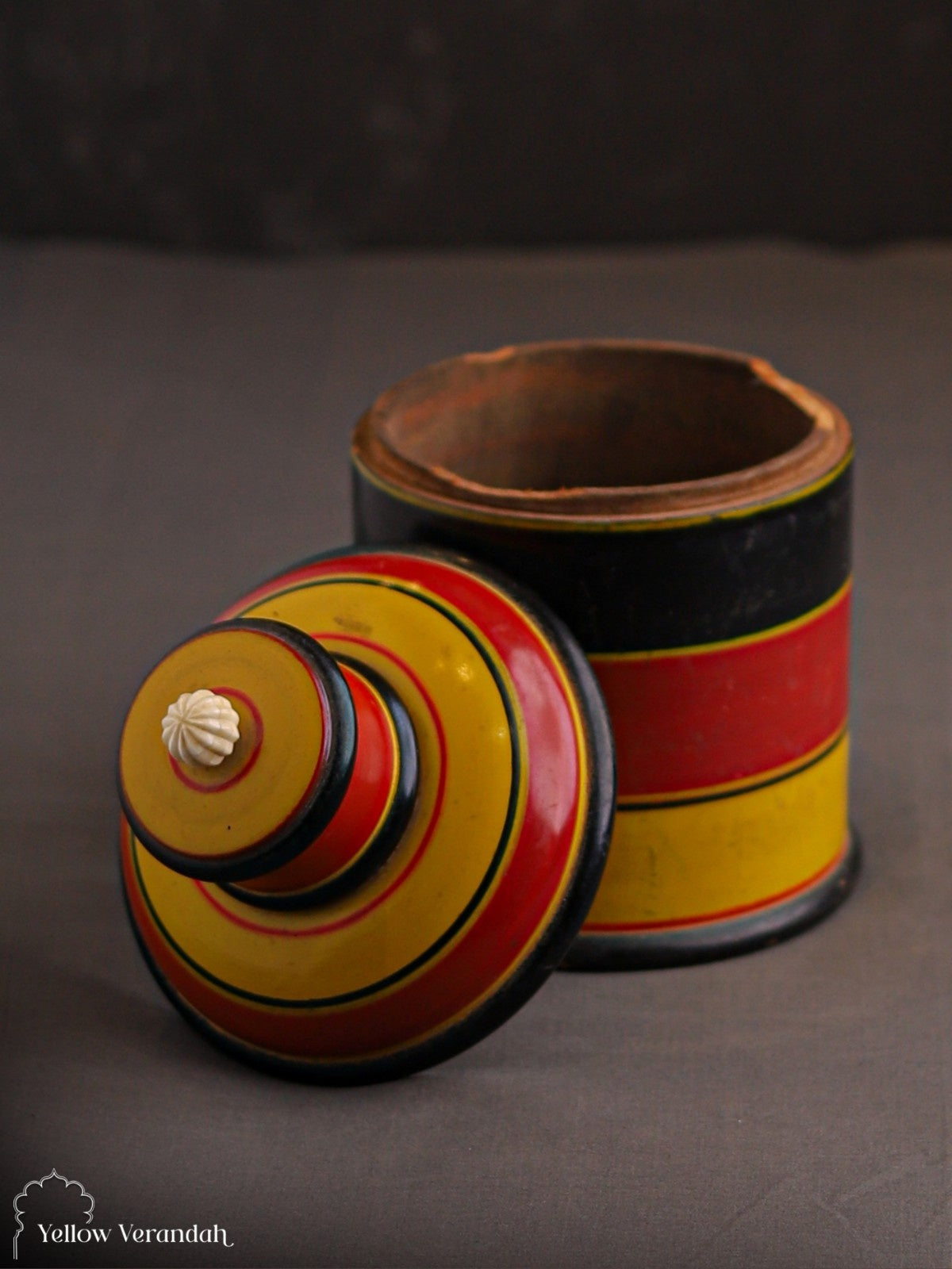 Vintage Wooden Trinket Box