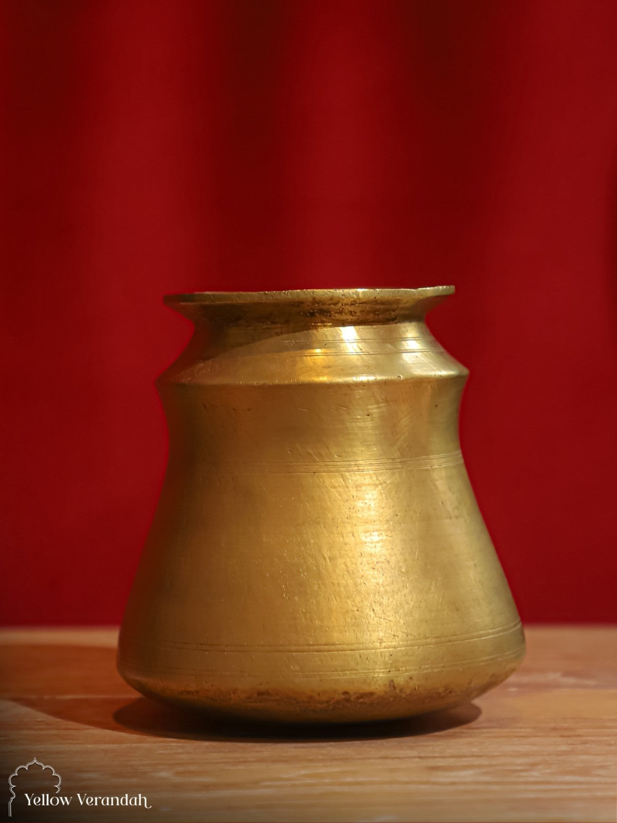 Vintage Brass Flower Vase