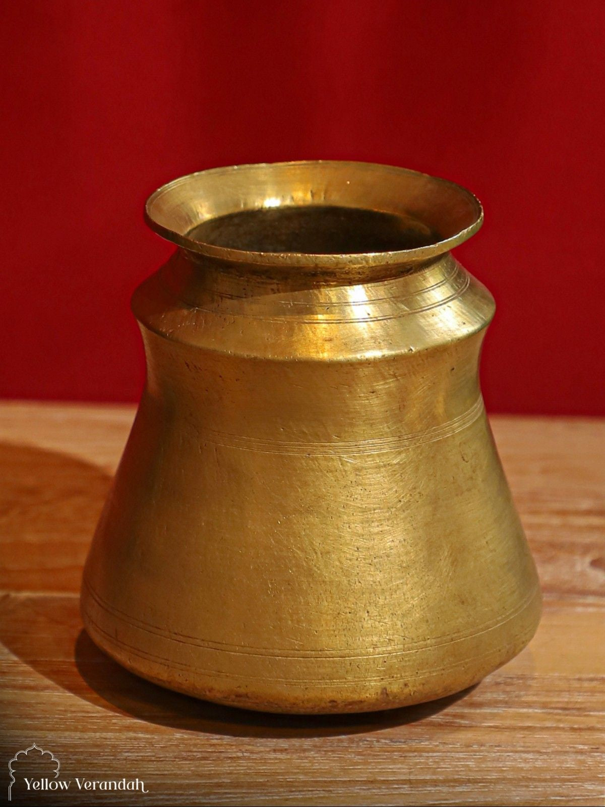 Vintage Brass Flower Vase