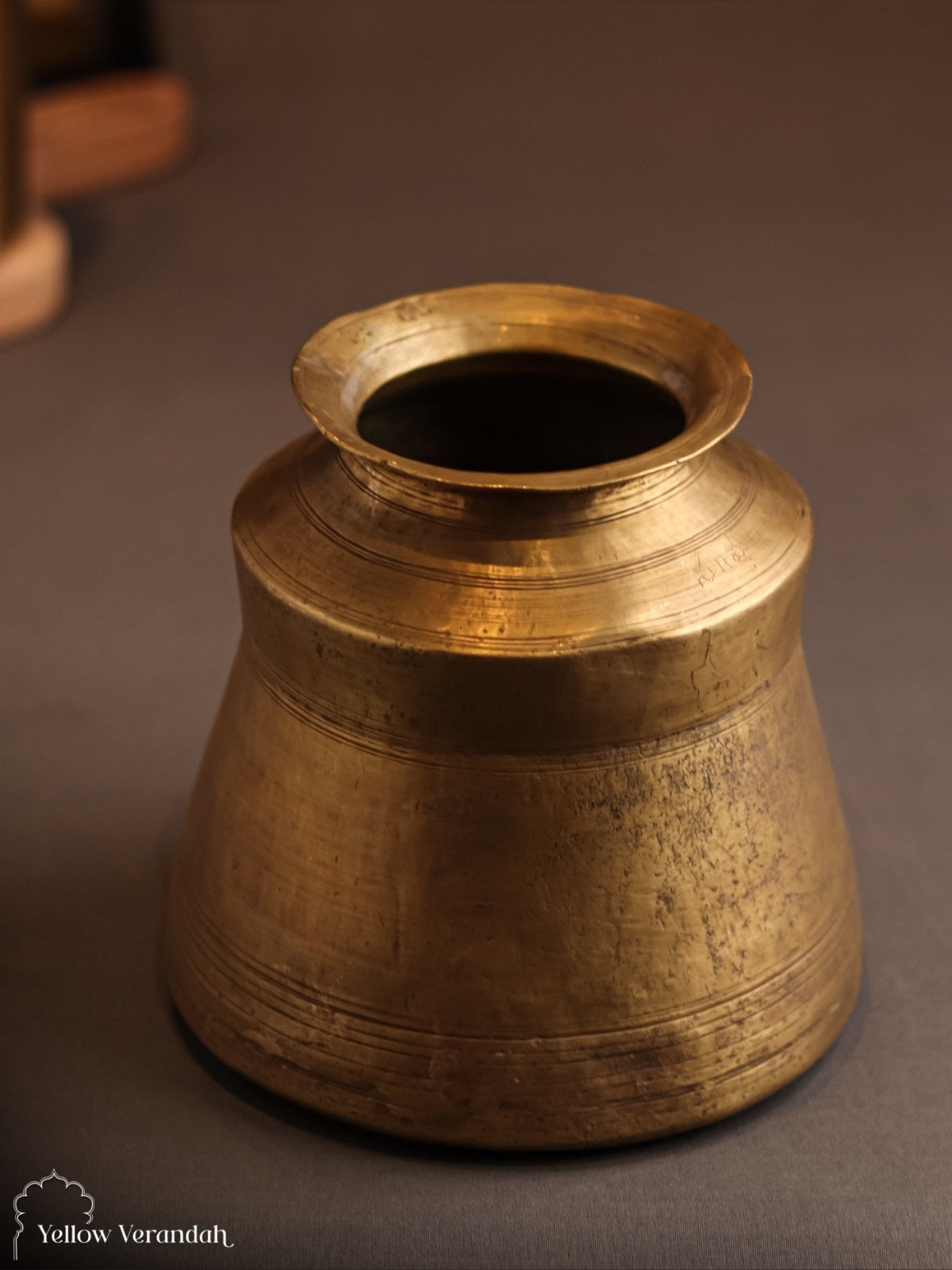 Vintage Brass Flower Vase