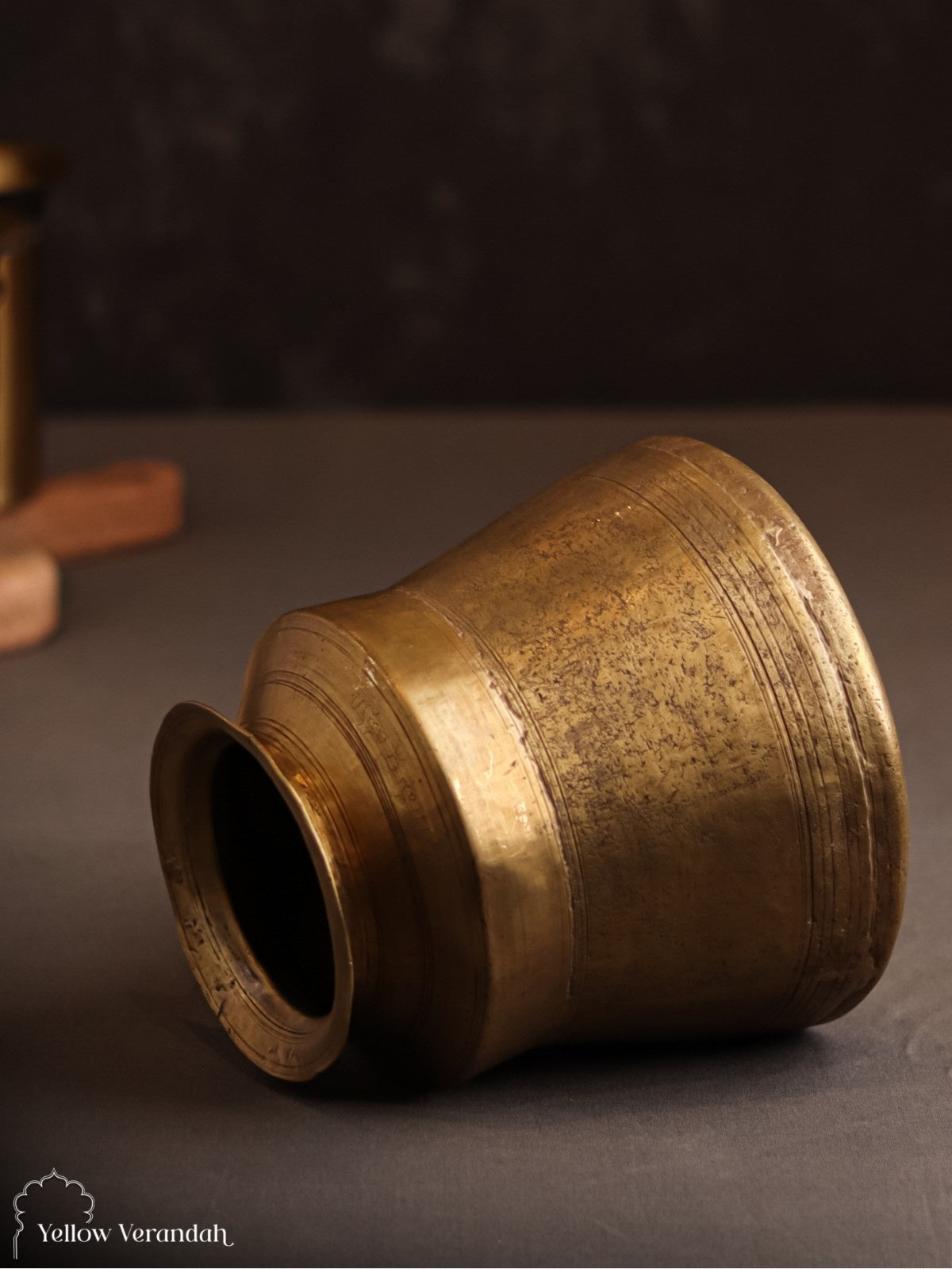 Vintage Brass Flower Vase