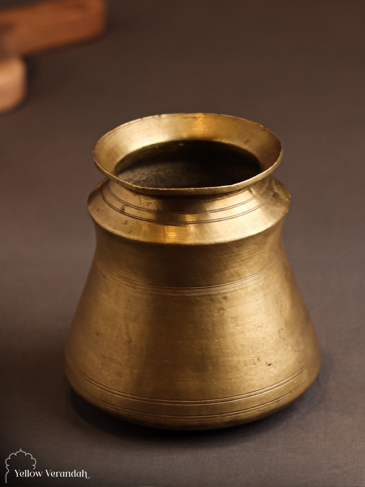 Vintage Brass Flower Vase