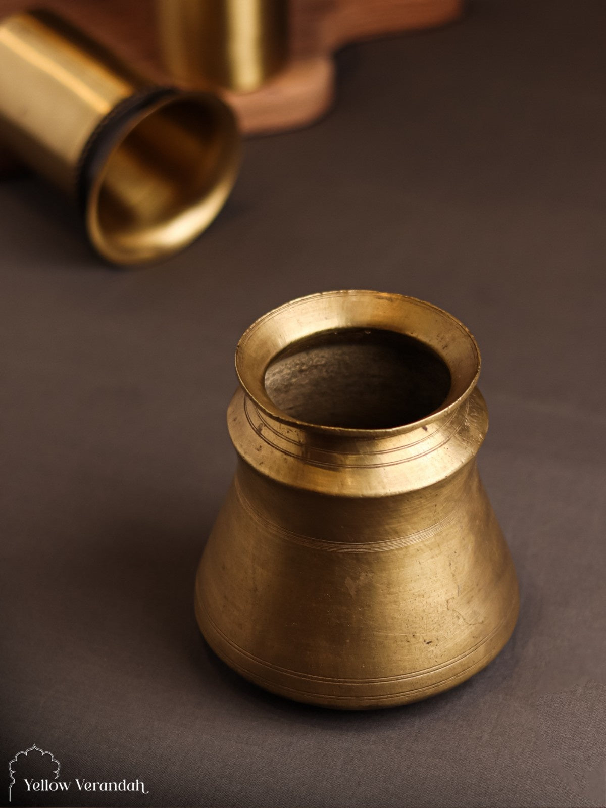 Vintage Brass Flower Vase