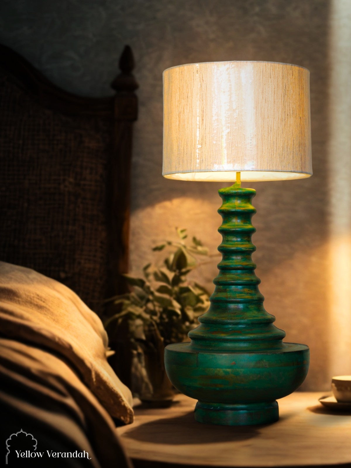 Wooden Aura Table Lamp