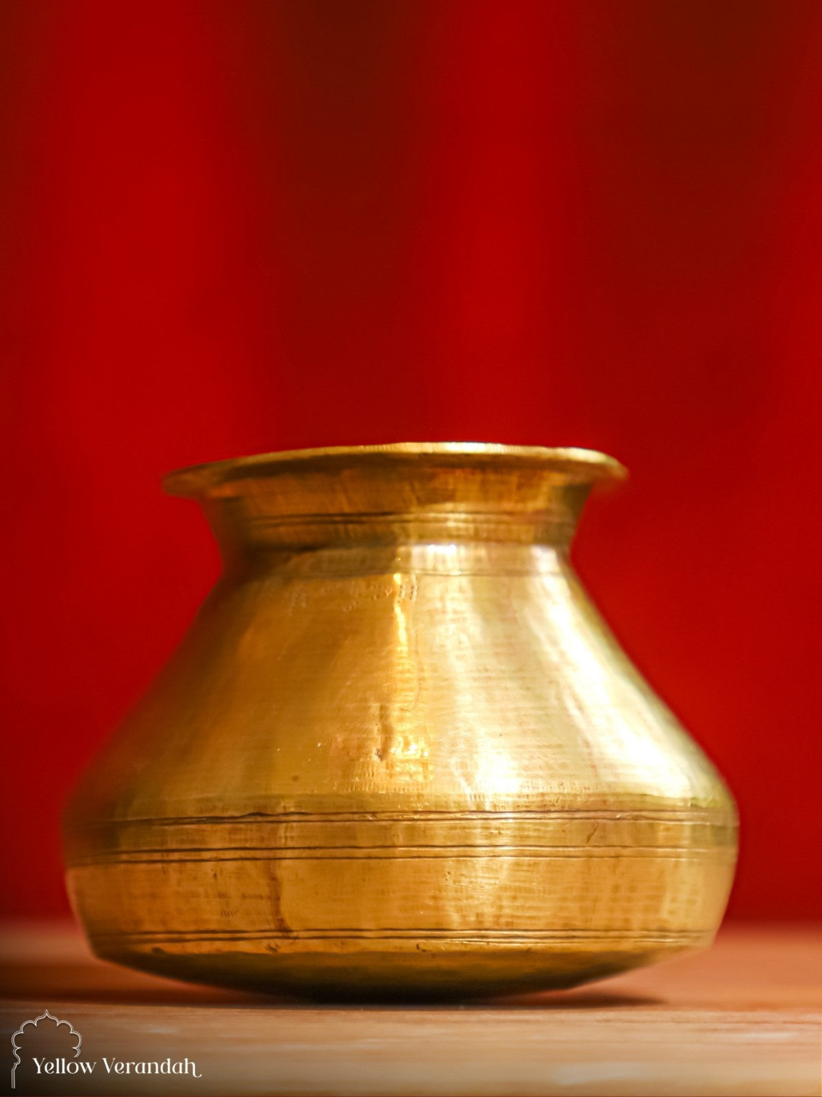 Vintage Brass Flower Vase