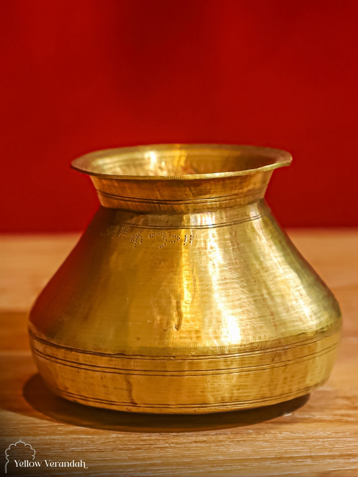 Vintage Brass Flower Vase