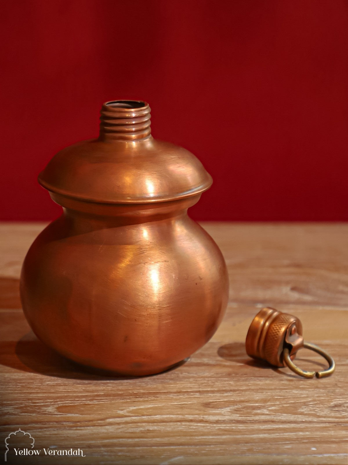 Vintage Copper Holy Water Pot