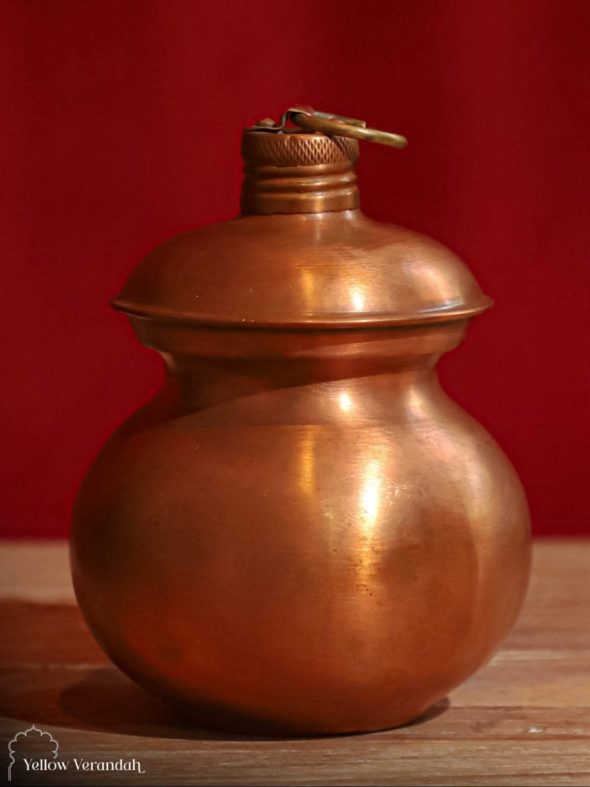 Vintage Copper Holy Water Pot