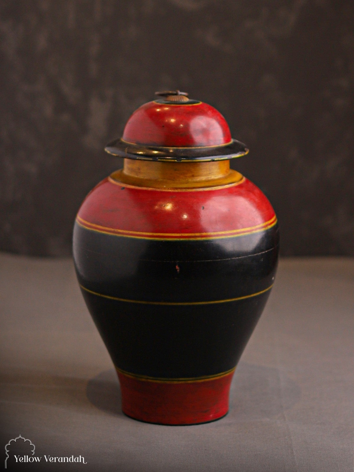 Vintage Wooden Trinket Box With Lid