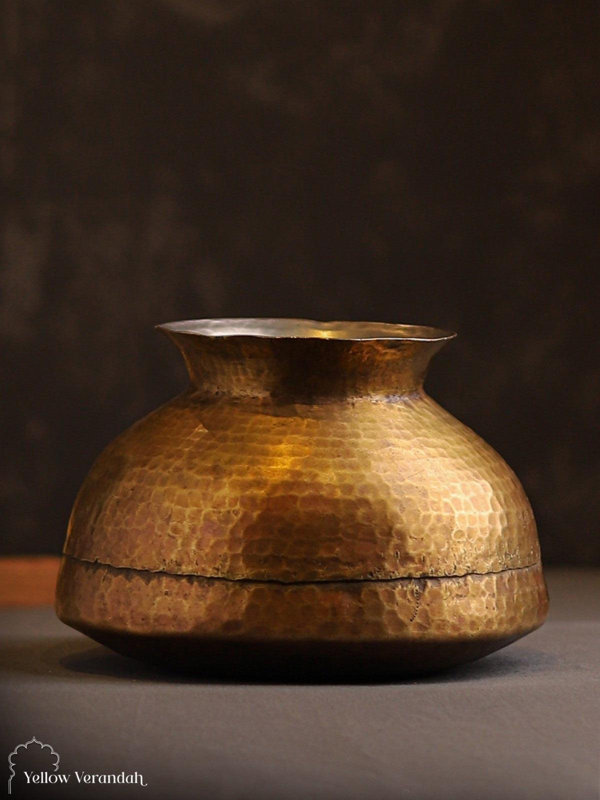 Vintage Brass Pot
