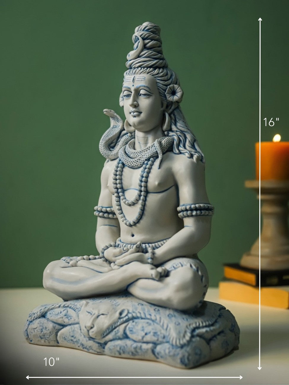 Shiva Sculpture - Marble God Statue
