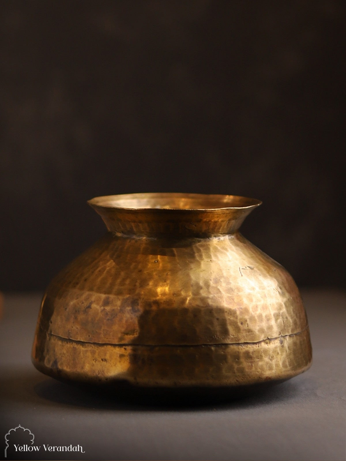 Vintage Brass Pot