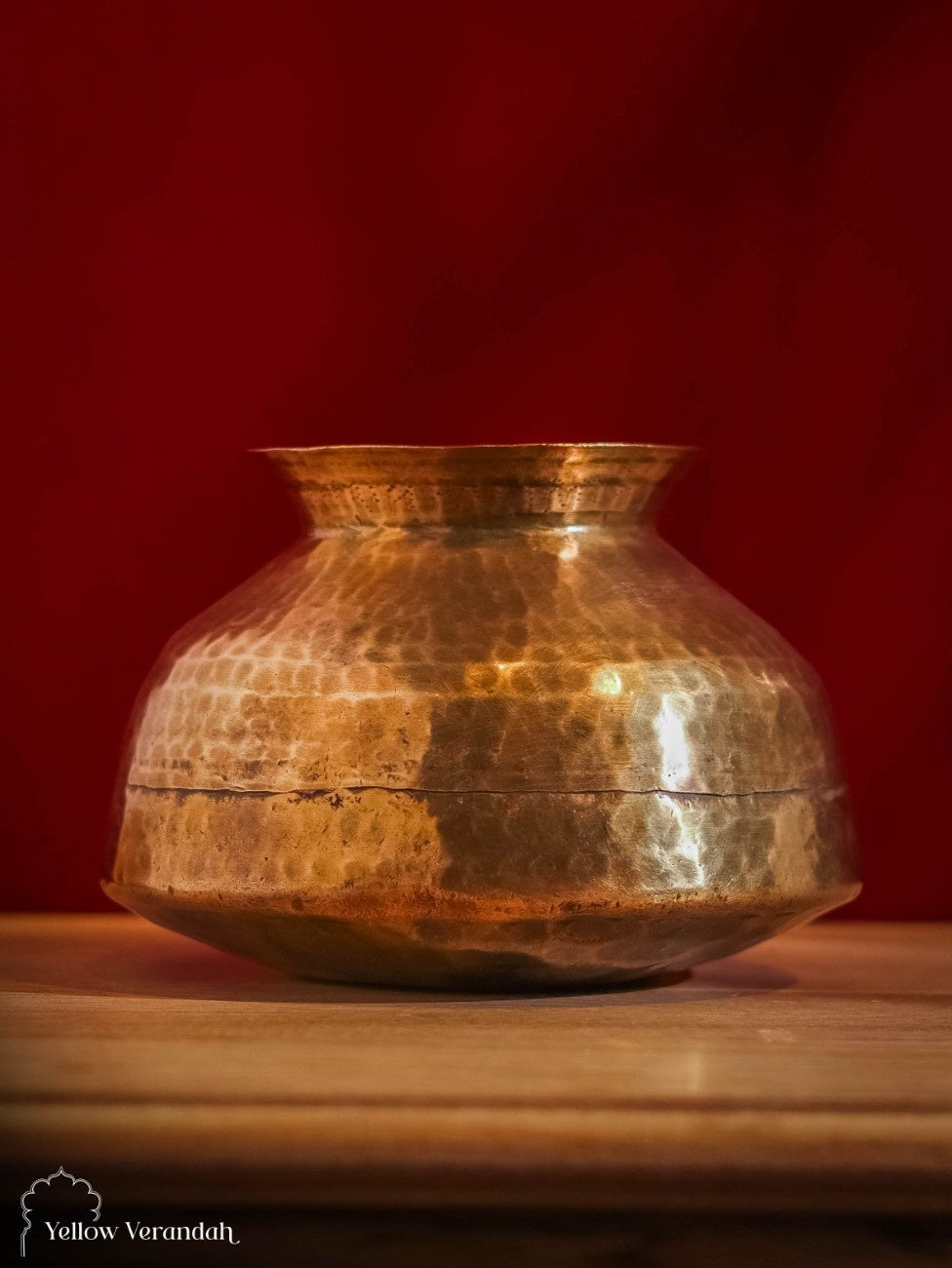 Vintage Brass Pot