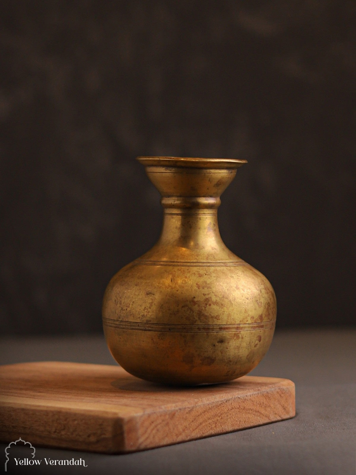 Vintage Brass Flower Vase