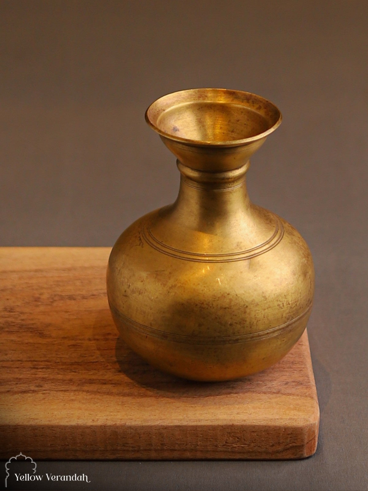 Vintage Brass Flower Vase