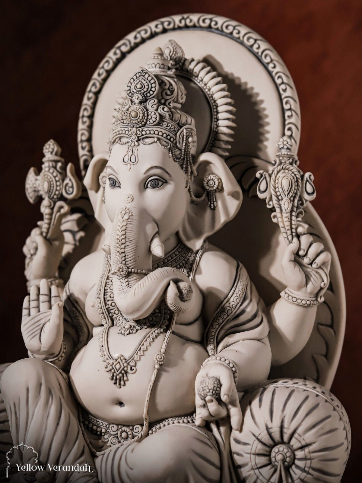 Ganesha Sculpture - Marble God Statue