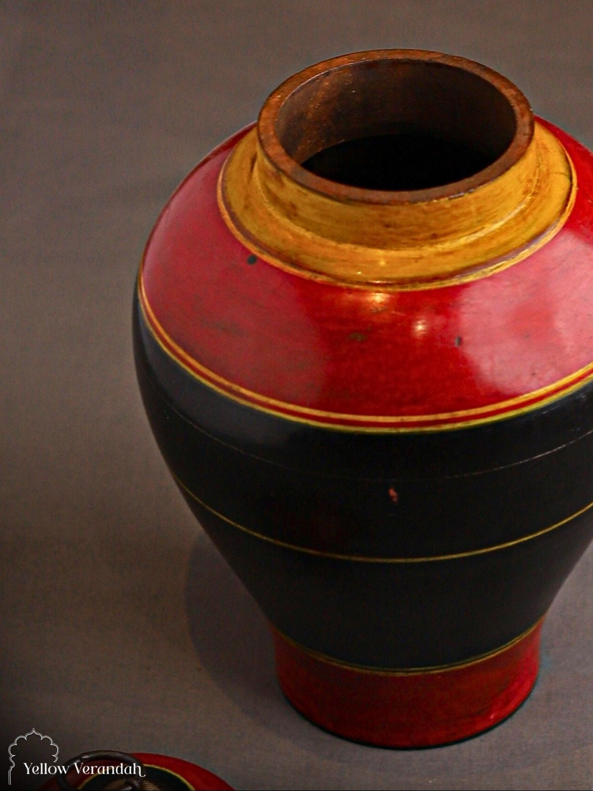 Vintage Wooden Trinket Box With Lid
