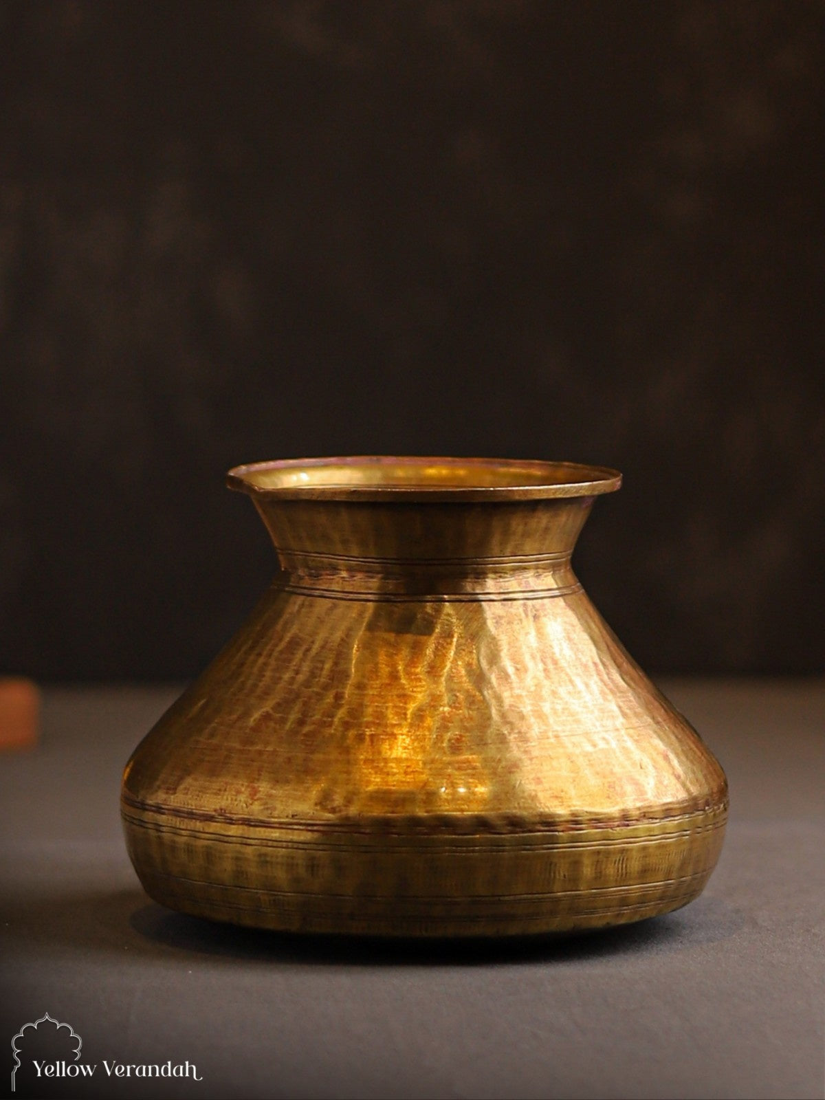 Vintage Brass Pot