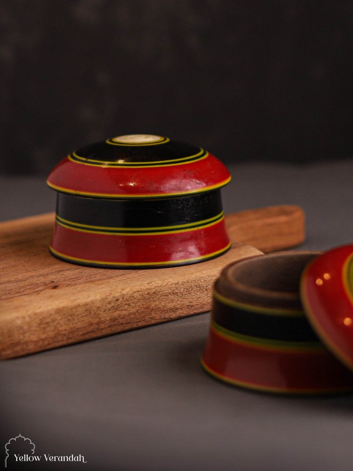 Vintage Wooden Trinket Box