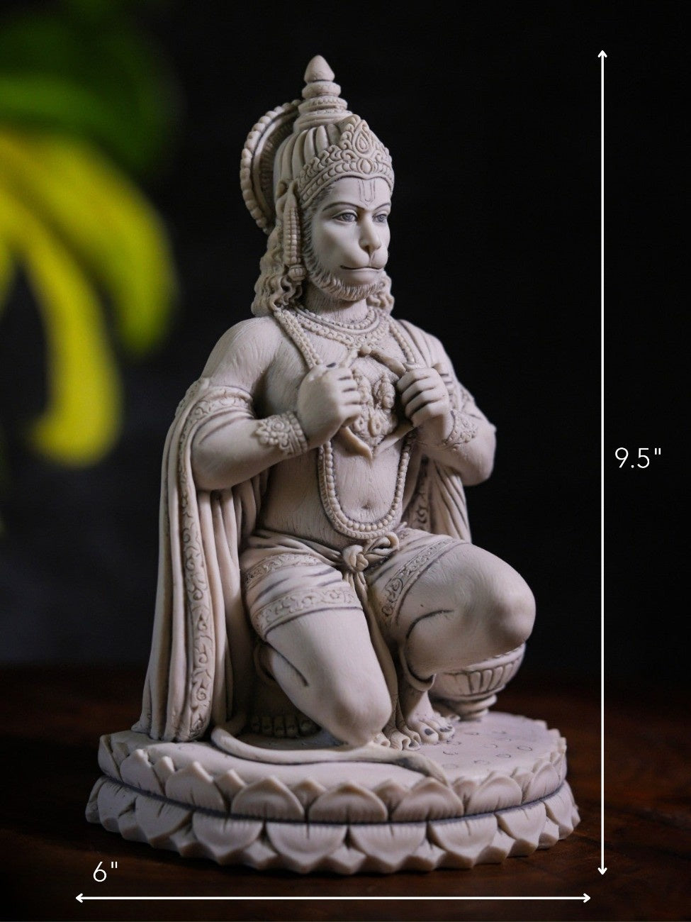 Hanuman Sculpture - Marble God Statue