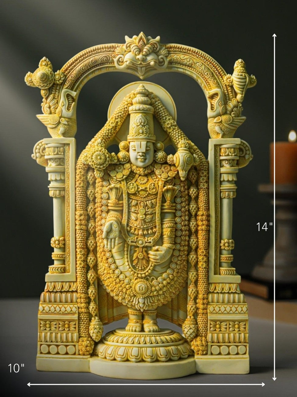 Sri Balaji Sculpture - Marble God Statue