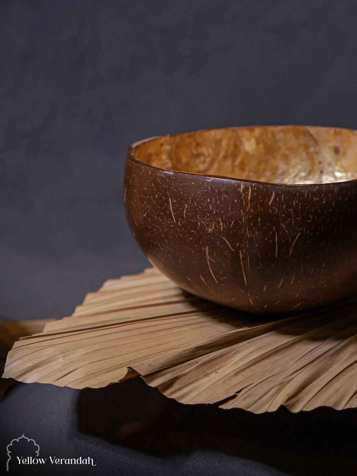 Natural Coconut Bowl - Amber Sea Shell