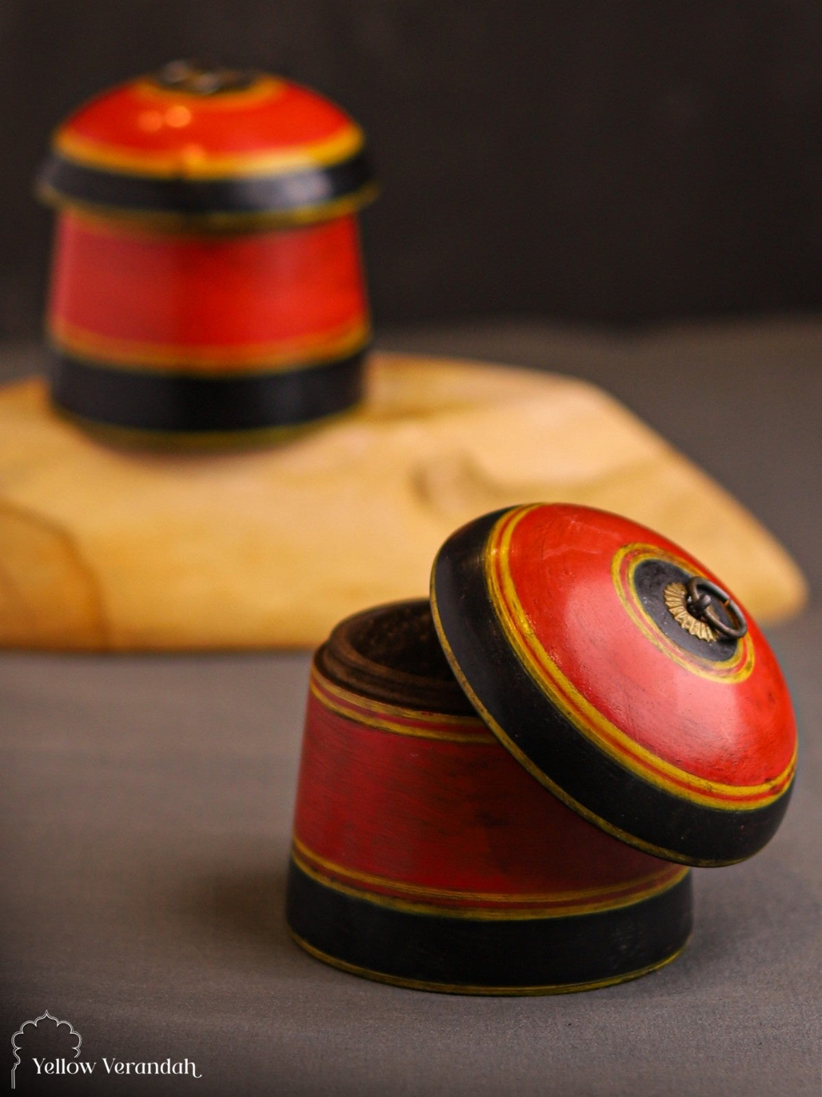 Vintage Wooden Trinket Box