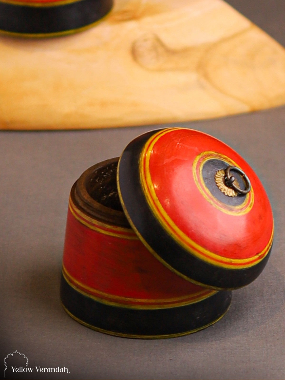 Vintage Wooden Trinket Box